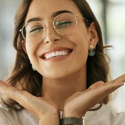 Armações transparentes tendência